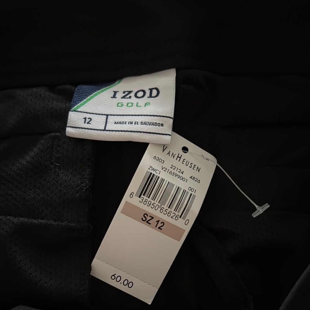 Women's Black Size 12 Izod Golf shorts - Picture 5 of 6